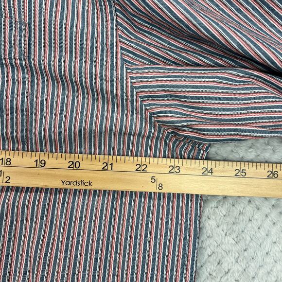 Mens Casual Shirt 100% Cotton Long Sleeve Button Down Collar Old Navy Sz Large - Picture 6 of 14